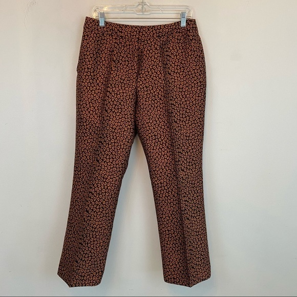 KATE SPADE flora leopard jacquard pant - Picture 2 of 6